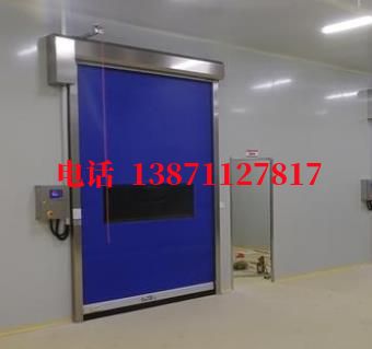 于洪拉链密封快速卷帘门